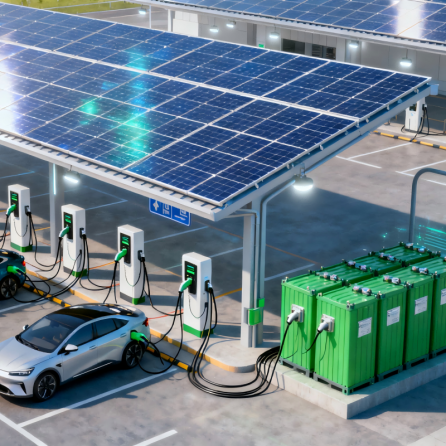 Интегрированное решение для оптического хранения и зарядки